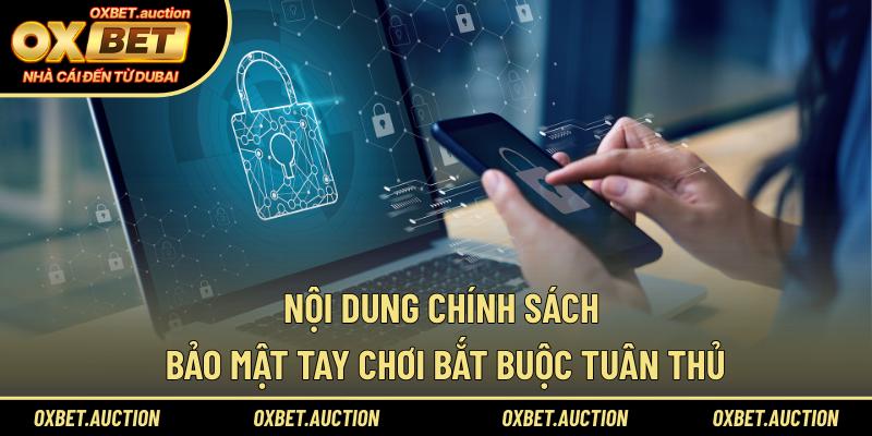 Nội dung có trong điều khoản chính sách tại nhà cái