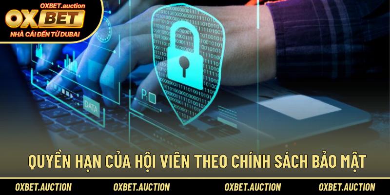 Quyền hạn của hội viên theo chính sách bảo mật 